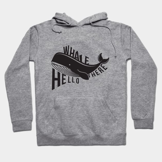 Whale Hello There! Whale Hoodie by PopCycle